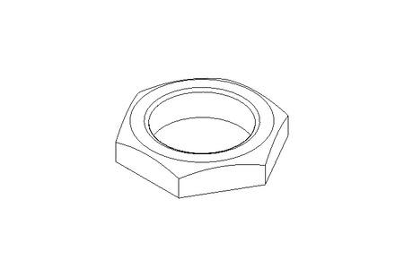 Pipe nut B G1" A2 DIN431