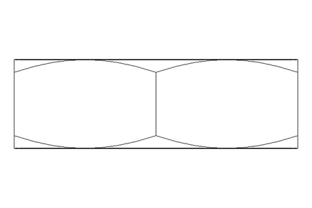 Porca sextavada M10x1 A2 DIN439