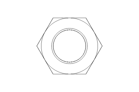 Hexagon nut M12x1.5 St-Zn DIN934