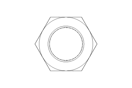 Écrou hexagonal M20x1,5 St-Zn DIN934