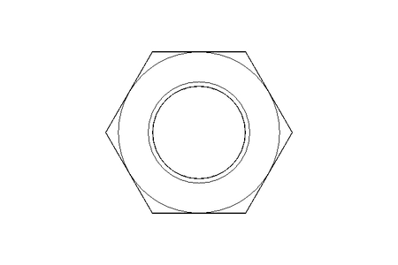 Hexagon nut M24 St-Zn DIN934