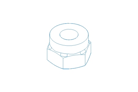 Hexagon nut M4 A2 DIN985