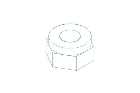 Tuerca hexagonal M6 A2 DIN985