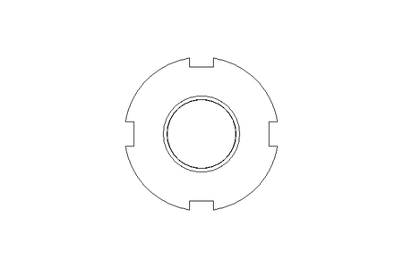 Tuerca ranurada M16x1,5 ST DIN1804