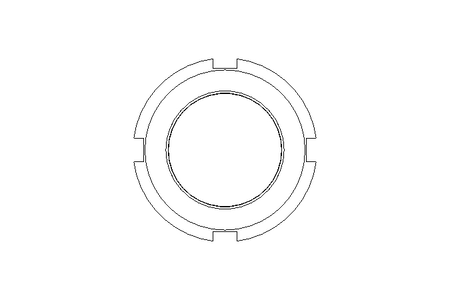 Tuerca ranurada M40x1,5 A2 DIN1804