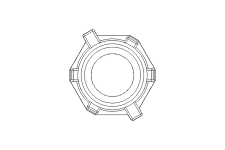 Überwurfmutter 3/8"