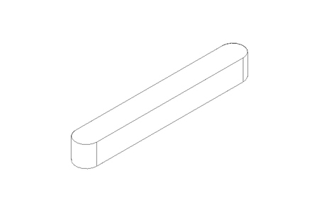 Chaveta DIN6885-1 A 40x5x5 1.4571