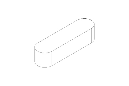 Passfeder DIN6885-1 A 30x8x7 1.4571