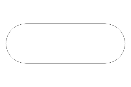 Passfeder DIN6885-1 A 36x12x8 1.4571