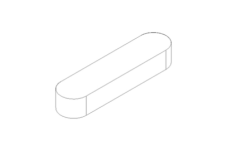 Passfeder DIN6885-1 A 50x12x8 1.4571