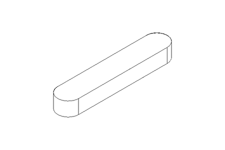 Passfeder DIN6885-1 A 63x12x8 1.0503+CR