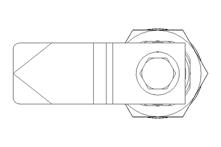 Drehriegel mit Zunge H32