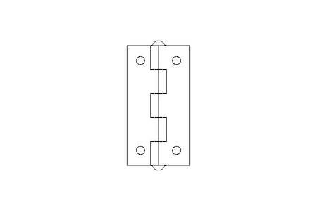 Scharnier 80x42 A2