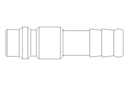 Anschlussstück Kupplung Tülle LW 9 Ms