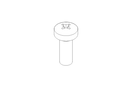 Fillister head screw M3x8 A2 ISO7045