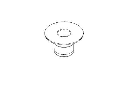 Senkschraube M8x10 A2 70 DIN7991