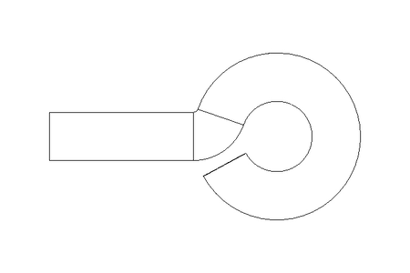 EYELET BOLT    M 5X 15-ST/VERZ