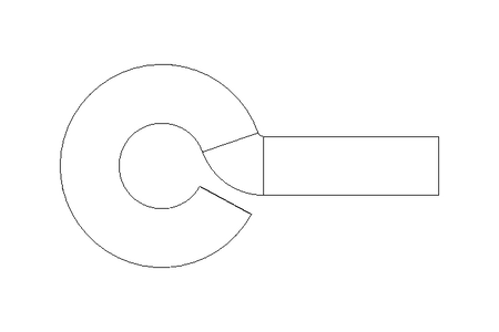 EYELET BOLT    M 5X 15-ST/VERZ