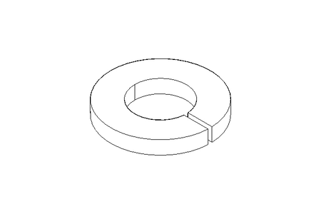 Spring lock washer B 6 St-Zn DIN127