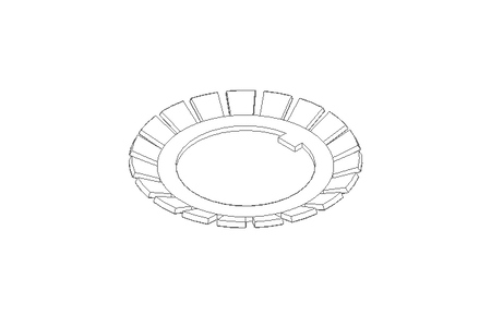 Frein d'écrou MB6 30x49 St DIN5406