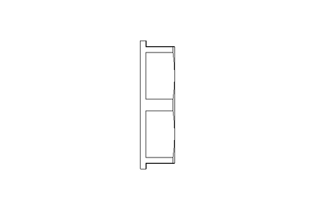 Hexagon lock nut M12 gray