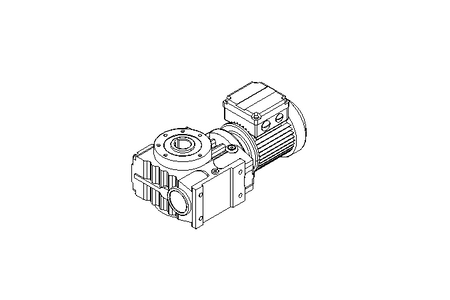 Worm gear motor 0.18kW 4.3 1/min