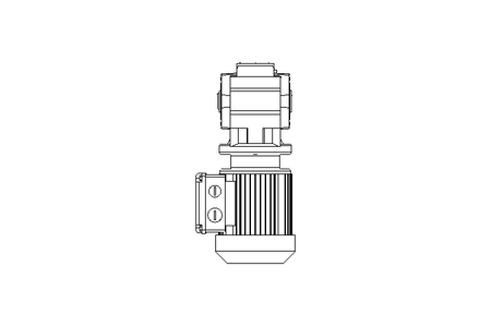 Worm gear motor 0.25kW 199 1/min