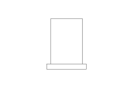 Gewindebuchse M4 6x10 Stahl (4.8)