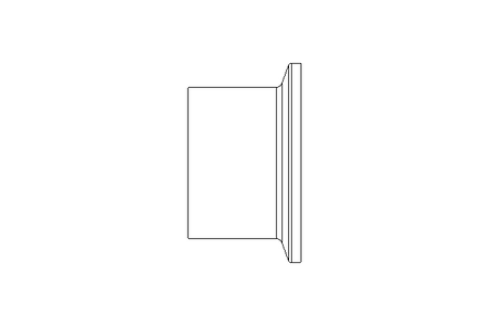 Conexão com flange DN 1 1/2" 1.4404