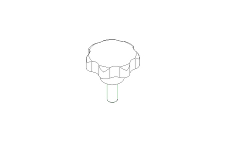 Sterngriffschraube M6x16 1.4567 DIN 6336