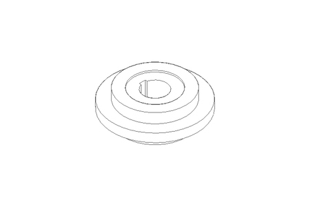 Roda dentada com rolamento CSK30P