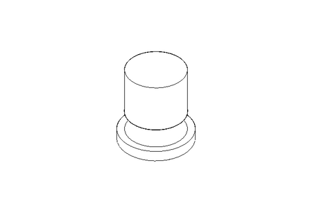 THREADED BOLT PT M6 x 8 mm A2-50