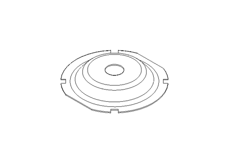 Membrana/diaframma D=50 L/H=8 EPDM