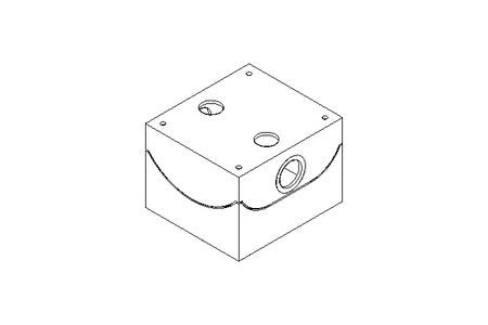 Button housing 72x80x56mm