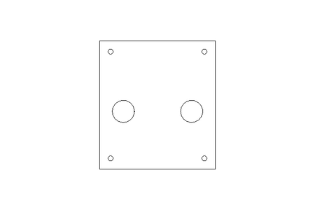 Boîtier boutons-poussoirs 72x80x56mm