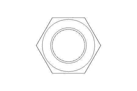 Ecrou borgne hexagonal M20 A2 DIN1587