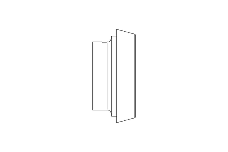 Taper stub SD DN40 1.4404 DIN11851