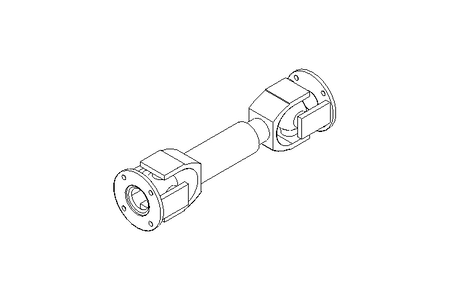 Universal joint shaft D=58 L1=215 L2=240