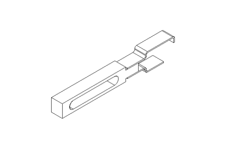 Suporte da iluminacao L=62 B=8,8