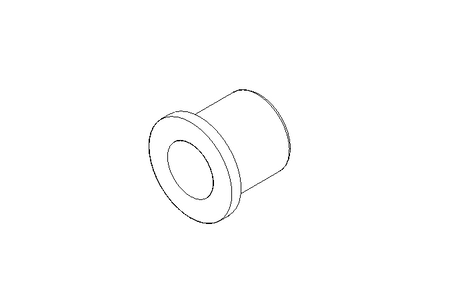 Plain bearing bush 10x14x18x15x2