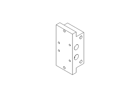 SINGLE CONNECTING PLATE  ISO2 3/8