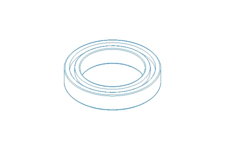 Rillenkugellager 61805 2RS 25x37x7