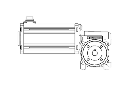 Schneckenplanetengetriebemotor 0,1kW