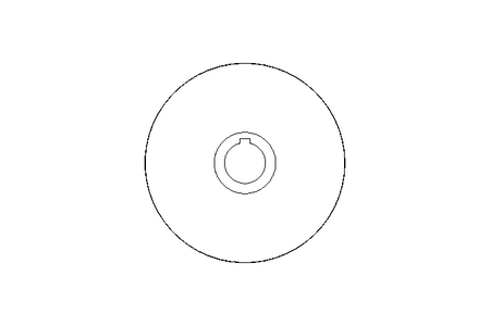 Roda dentada Tipo 6F L=48 D=110,67 d=24