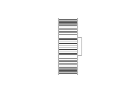 Roda dentada Tipo 6F L=48 D=110,67 d=24