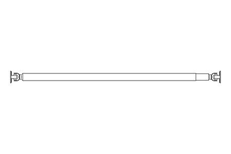 Universal joint shaft D=150 L1=2740 L2=
