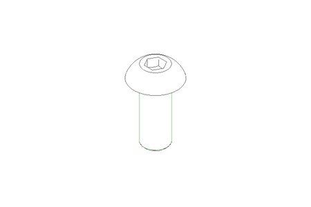 Flachkopfschraube M4x10 A2 ISO7380