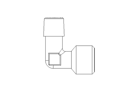 Winkel 90 Grad I/A 1/4" 1.4404