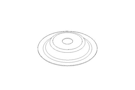 Membrane/diaphragme D=50 L/H=8 EPDM