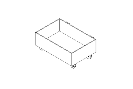 CARRO PER VETRO ROTTO PVC 0,225 m3